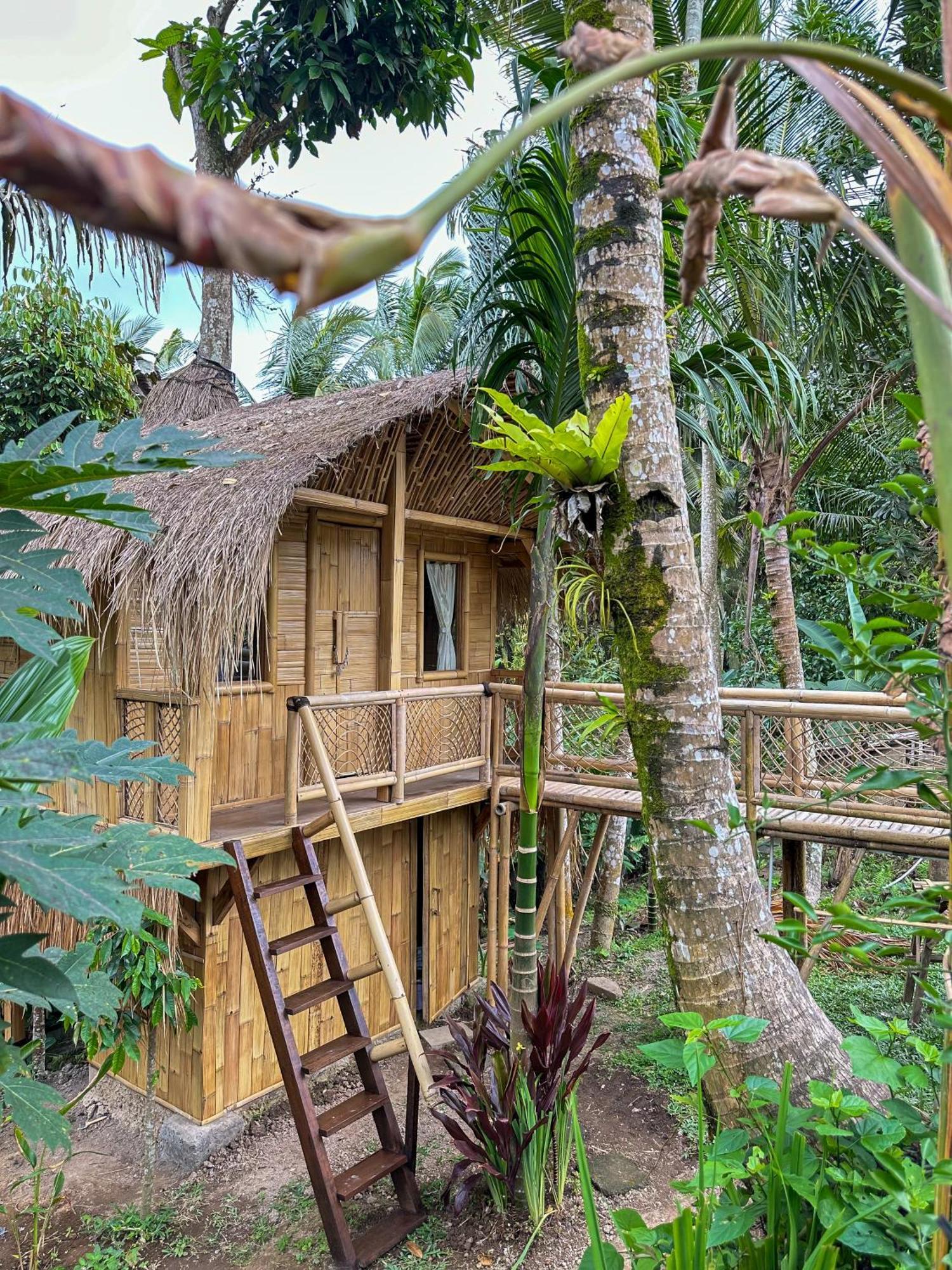 Kawig Bamboo House - Ricefield View, Eco Bamboo Home Tampaksiring Екстер'єр фото