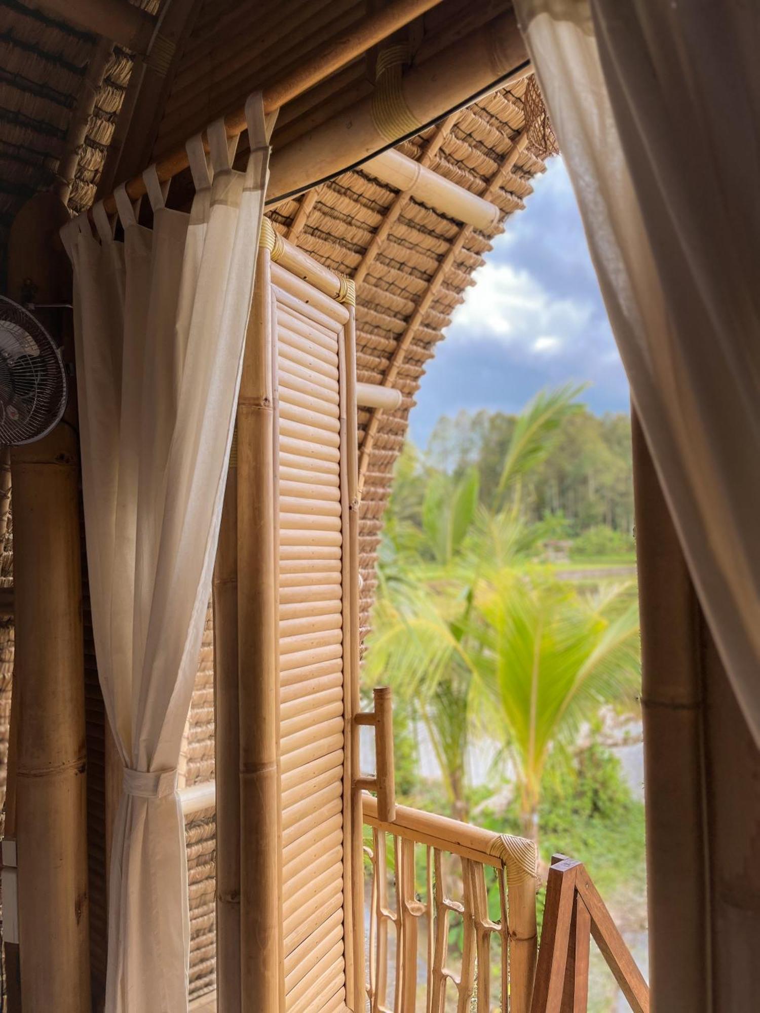 Kawig Bamboo House - Ricefield View, Eco Bamboo Home Tampaksiring Екстер'єр фото