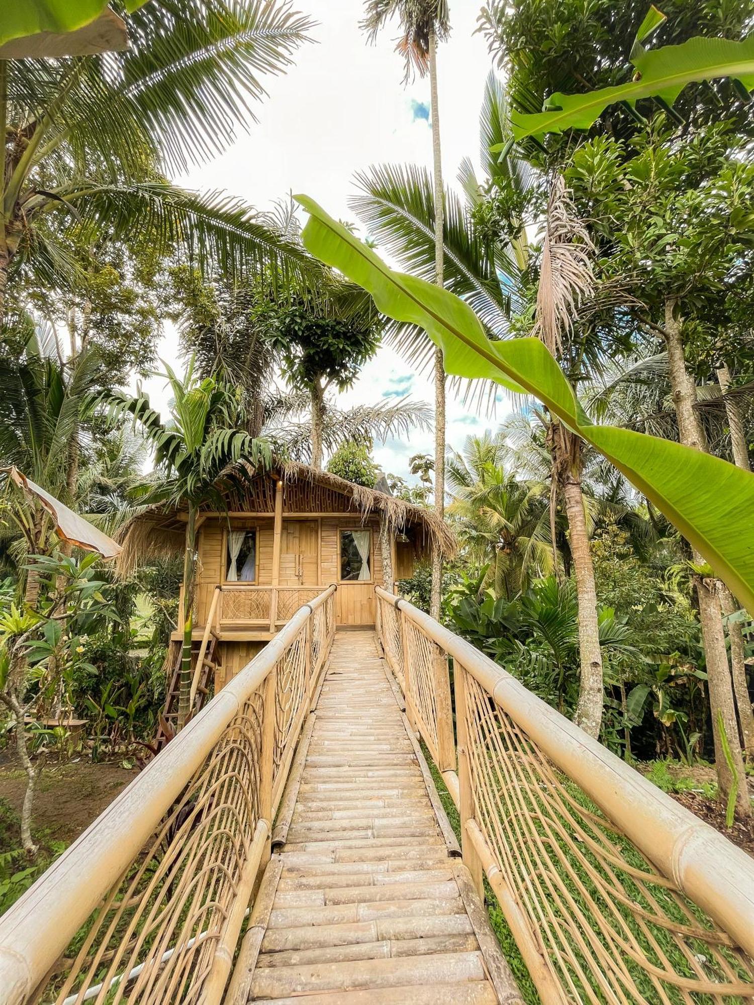 Kawig Bamboo House - Ricefield View, Eco Bamboo Home Tampaksiring Екстер'єр фото