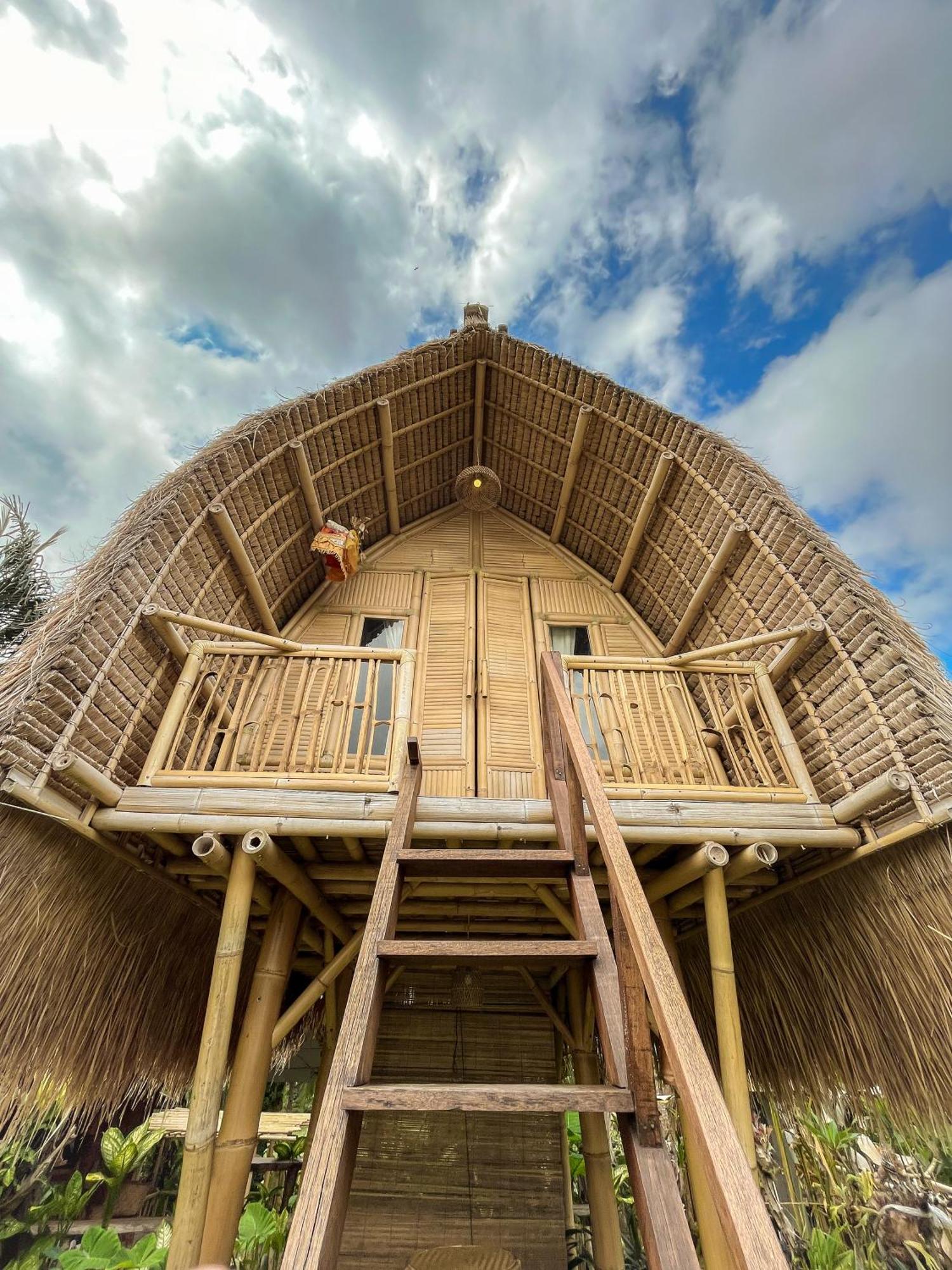 Kawig Bamboo House - Ricefield View, Eco Bamboo Home Tampaksiring Екстер'єр фото